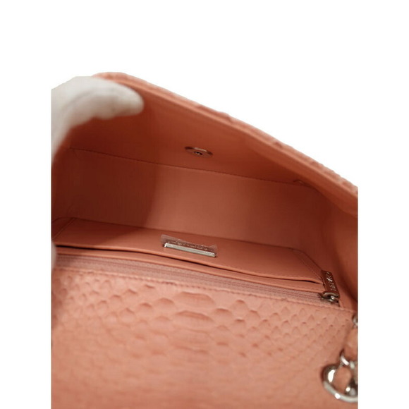 Chanel Python Chain Shoulder Bag Black - Picture 3 of 9